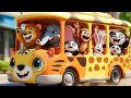 Wheels on the Bus Go Round &amp; Round 🚌 | Fun Nursery Rhyme for Kids