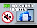 How to Fix No Sound on Laptop (Windows 11/10) | Audio Not Working Fix