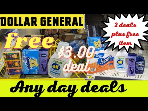 Dollar General any day deals / 2 deals all digital coupons plus free item