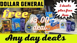 Dollar General any day deals / 2 deals all digital coupons plus free item