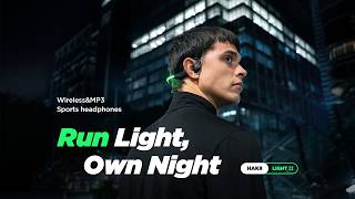 Introducing HAKII LIGHT II Wireless & MP3 Sports Headphones