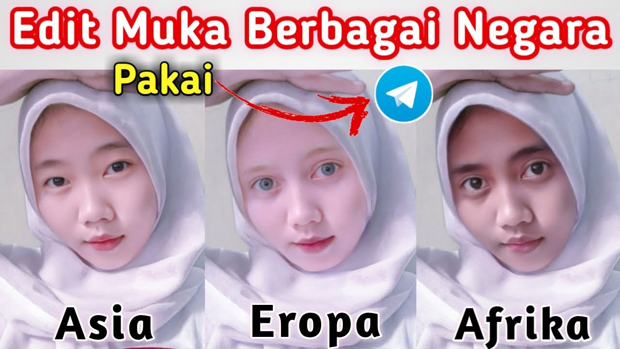 Cara Edit Wajah Berbagai Negara Sheilla Cornevelya YouTube
