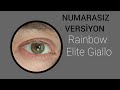Rainbow Elite Giallo AŞIRI DOĞAL RENK ELA YEŞİL NUMARASIZ VERSİYON