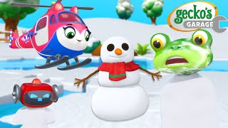 Snoh' Man! | Gecko's Garage | Trucks For Children | Cartoons For Kids