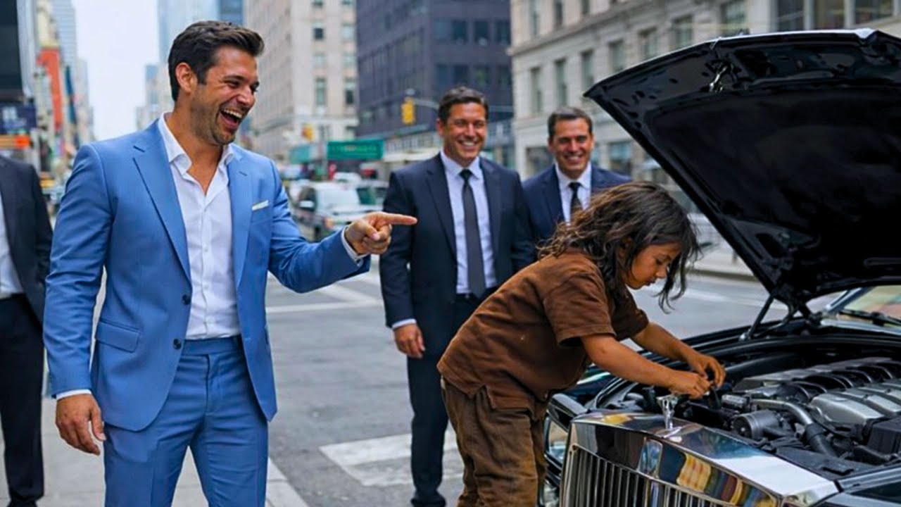 «Yo puedo arreglar esto» — el millonario se rio… pero el niño hizo lo impensable.