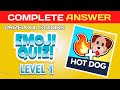 Emoji Quiz, Level 1 complete answer @brainitquiz #emoji