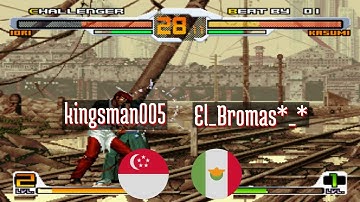 FT5 @svcsplus: kingsman005 (SG) vs El_Bromas*_* (MX) [SNK vs Capcom svc Fightcade] Feb 22