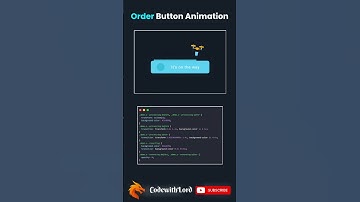 Order Button Animation for Website #shorts #viral #trending #CodewithLord