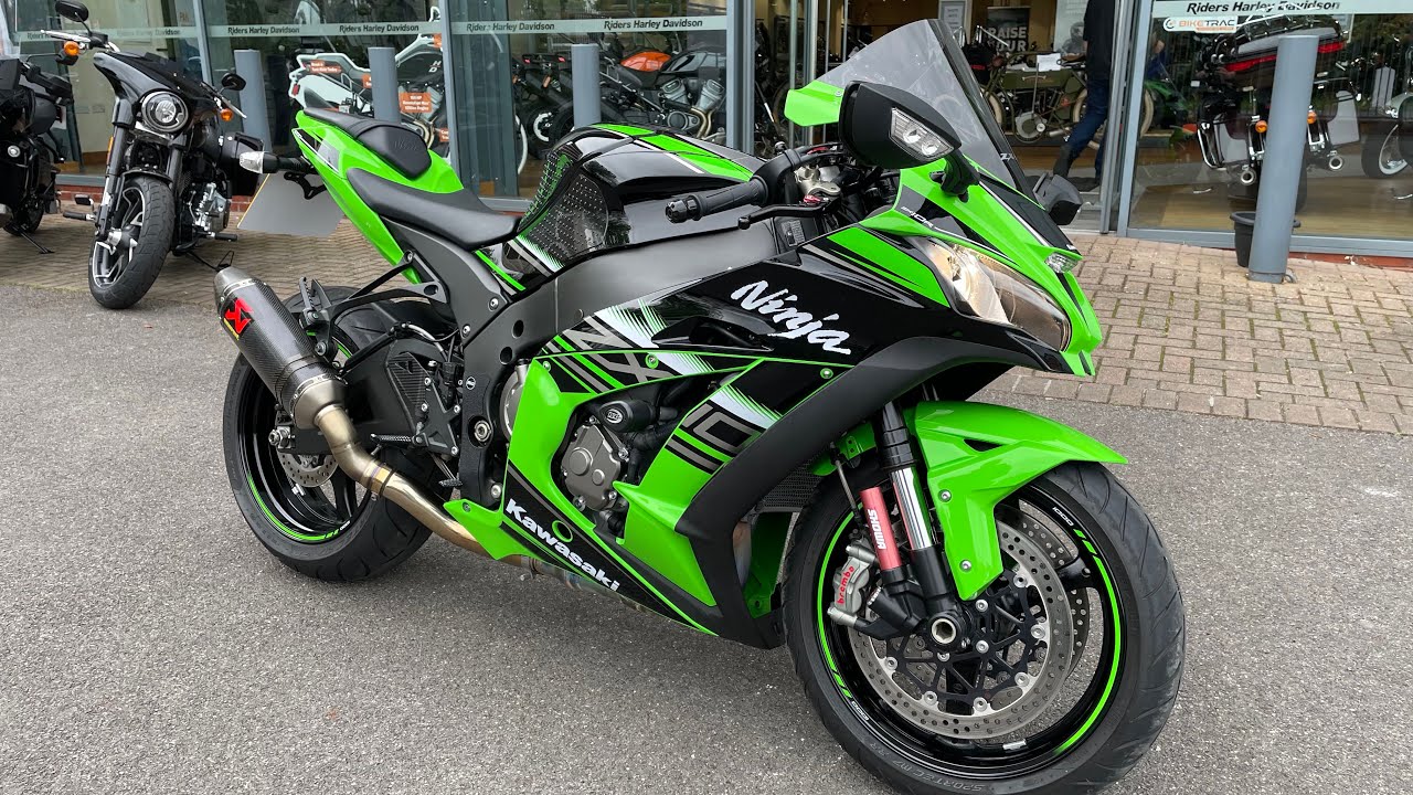 Kawasaki ZX 1000 Sgfa KRT Edition (Green) walkaround with engine