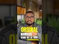 Ordinal numbers from 1st to 10th