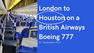 TRIP REPORT: I Spent 10 Hours on British Airways BA197 From Heathrow to Houston