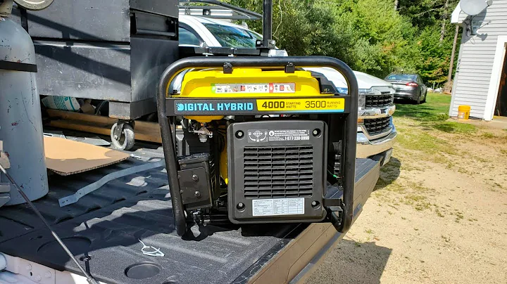 Champion Dual Fuel Generator Unboxing