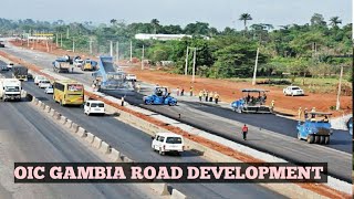 Kotu Manjai oic Gambia Road Update  The last stages