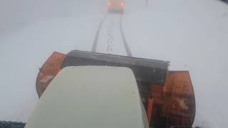 Schneeräumung Winterdienst Steyr 6225 Cvt - Kahlbacher Ds280 In The Mountains