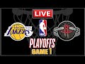 NBA Live! ROCKETS vs LAKERS | Los Angeles vs Houston | NBA Playoffs | Game 1 | NBA 2K26