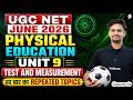 UGC NET Physical Education Classes | UGC NET Physical Education Unit 9 |Test &amp; measurement By Gaurav