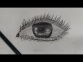 how to draw realistic eye  #anime #drawing #art