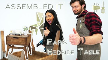 Assembled It : Paris Bedside Table #howto #unboxing
