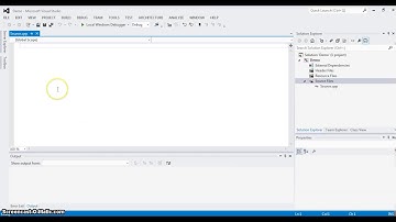 How to create a basic command line program in C programming language using visual studio