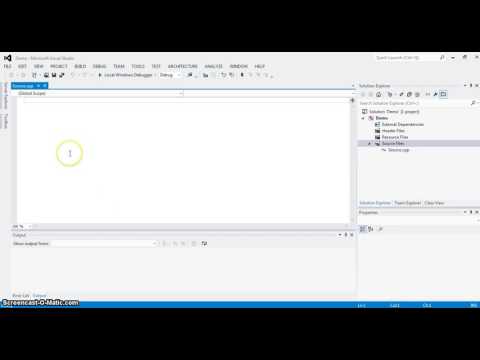 How to create a basic command line program in C programming language using visual studio