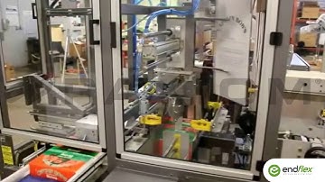 Case Packer for Cartons - Boxxer Erector Loader with Glue Sealer for Heavy Cases