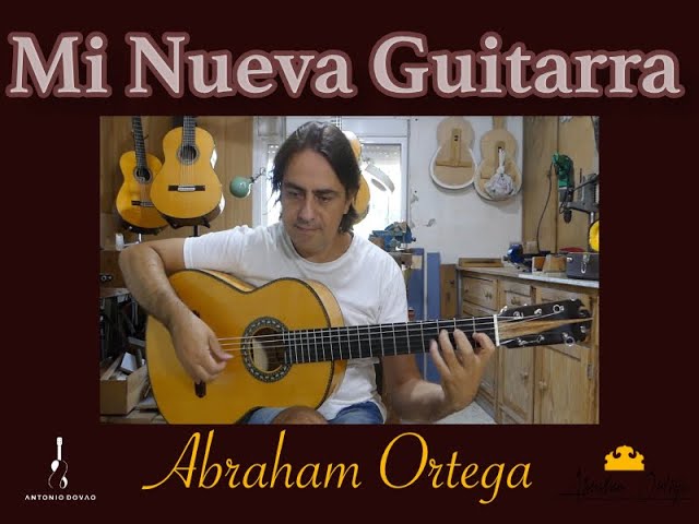 Mi nueva guitarra. Luthier Abraham Ortega - YouTube