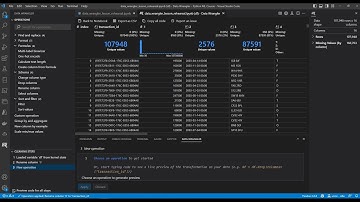 Data Wrangler - Prepare data with Python and pandas in Power Query Style