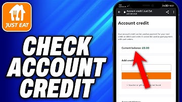 How To Check Account Credit on Just Eat (2025) - Easy Fix