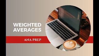Discussion on Weighted Averages and Scale Method