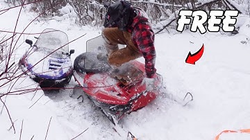 Testing the CHEAPEST Snowmobile on Marketplace (Polaris Indy 340)