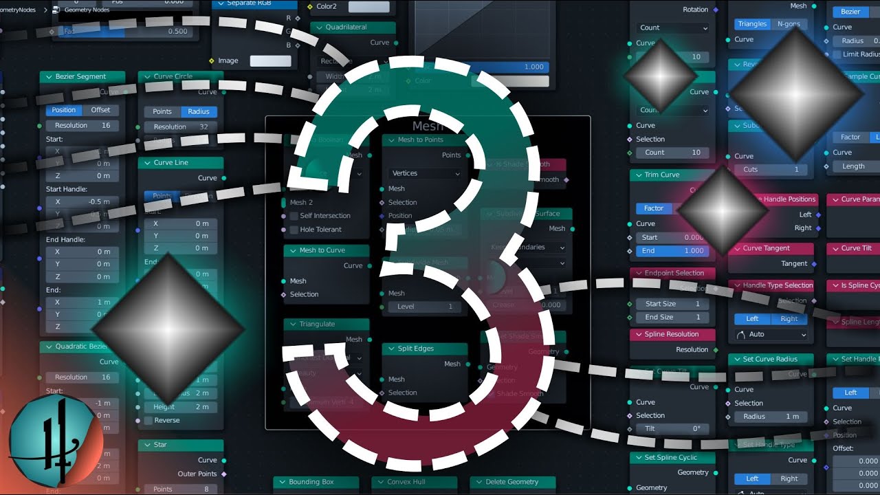 EVERY Node in Geometry Nodes pt.3 Blender 3.6 YouTube