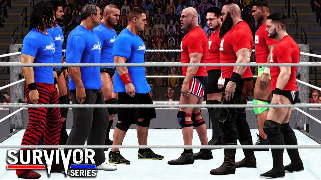 Wwe 2k18 Survivor Series 2017 Team Raw Vs Team Smackdown 5 On 5