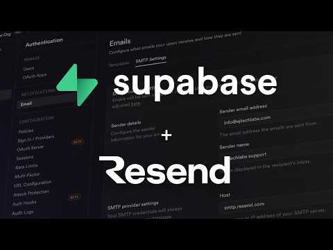 How To Set Up Custom SMTP in Supabase with Resend (Step-by-Step)