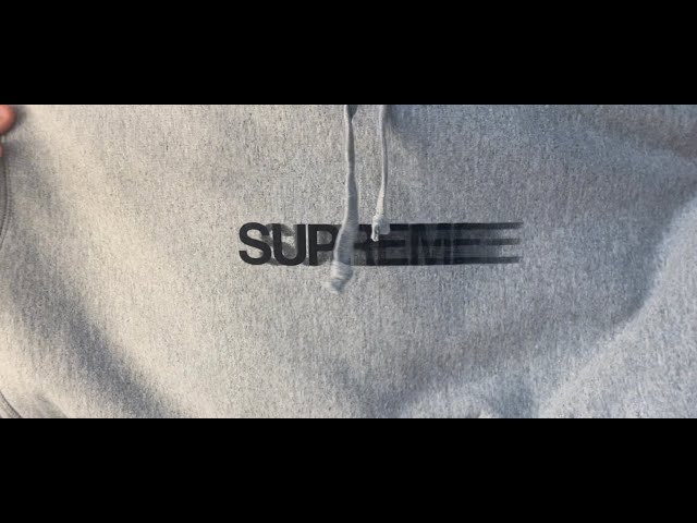 Motion Logo Hooded Sweatshirt - spring summer 2023 - Supreme