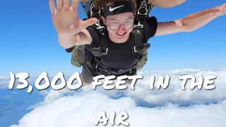 My First Experience SKYDIVING *I ALMOST PASSED OUT*