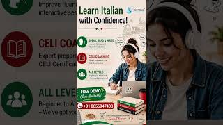 🇮🇹 Speak Italian with confidence +91 8056947408 #ReelsIndia #EducationIndia #StudentLife