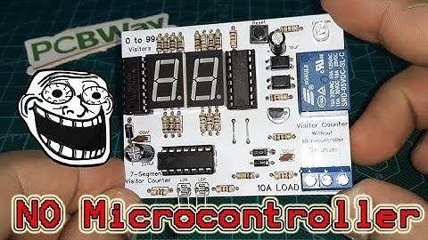 Visitor Counter Without Microcontroller