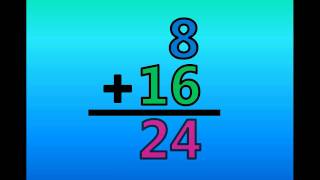 Math Addition Facts - Adding by 16's