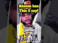 Mr Akeem has this to say!!