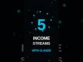 5 Hidden Income Streams #IncomeStreams #MakeMoneyOnline#shorts  #AITools#SideHustle#DigitalMarketing