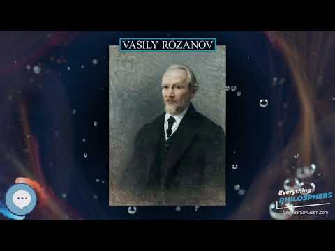 Video: Filozofi Rozanov: biografi, punime shkencore, botime