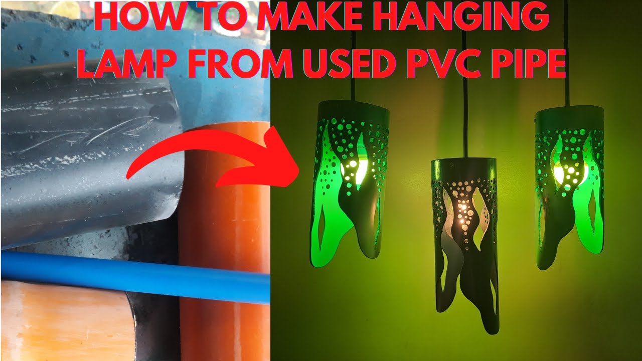 How to make PVC customized Lamp / Hanging Lamp / Pendant Lamp / Ceiling