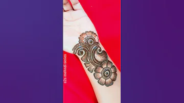 Very Easy And Simple Mehndi Designs For Front Hand #shorts #eidmehndi