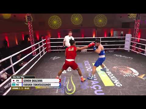 70 келі. Фарух Тоқтасынов (KAZ) - Севон Оказава (JPN). Әлем кубогі