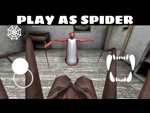 GRANNY TOP HACK - PLAY AS SPIDER !! BEST HACK OF GRANNY HORROR GAME