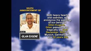 Gilan Eugene ~ Short Obituary