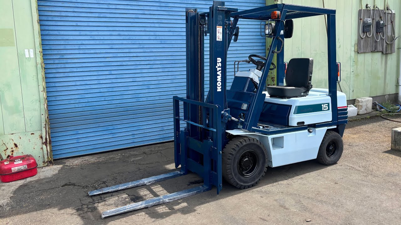 成約済】コマツフォークリフト☆1.5トン☆ガソリン☆KOMATSU☆点検整備 