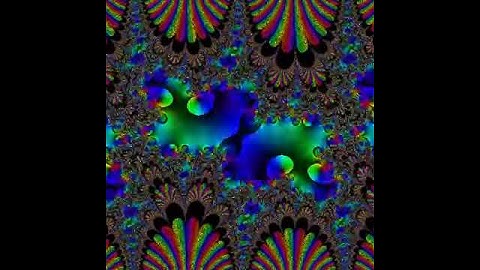 Julia Set Revolution of "Cos(z) + c", radius = 1.077, 8 iterations