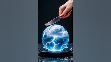 Frozen Lightning Orb — Is This Magic or Science? ⚡ #ai #asmr #asmrsounds #aiasmr #satisfying