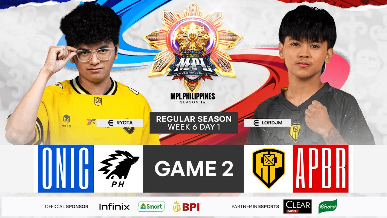 MPL PH S16 - W6D1 - ONIC VS APBR GAME 2